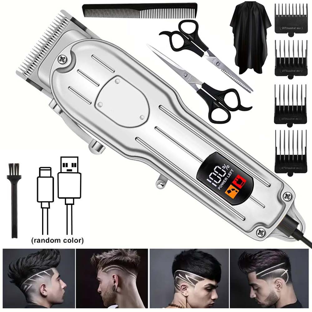 Beard Trimmer Cordless - Professionele haarclippers voor mannen - Draadloze
