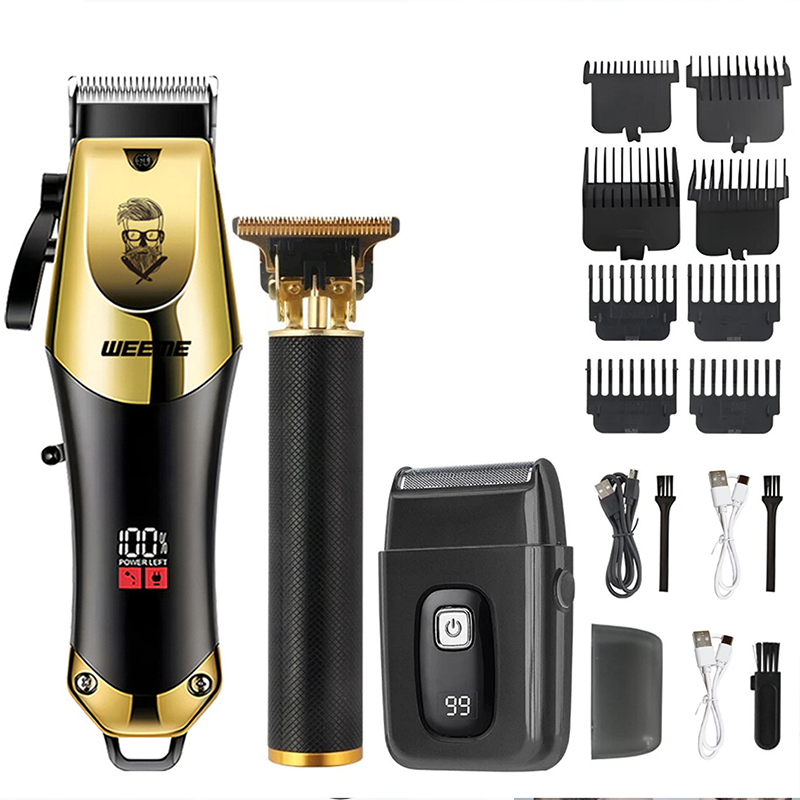 Beard Trimmer Cordless - Vintage draadloze haarknipmachine | Draagbare USB