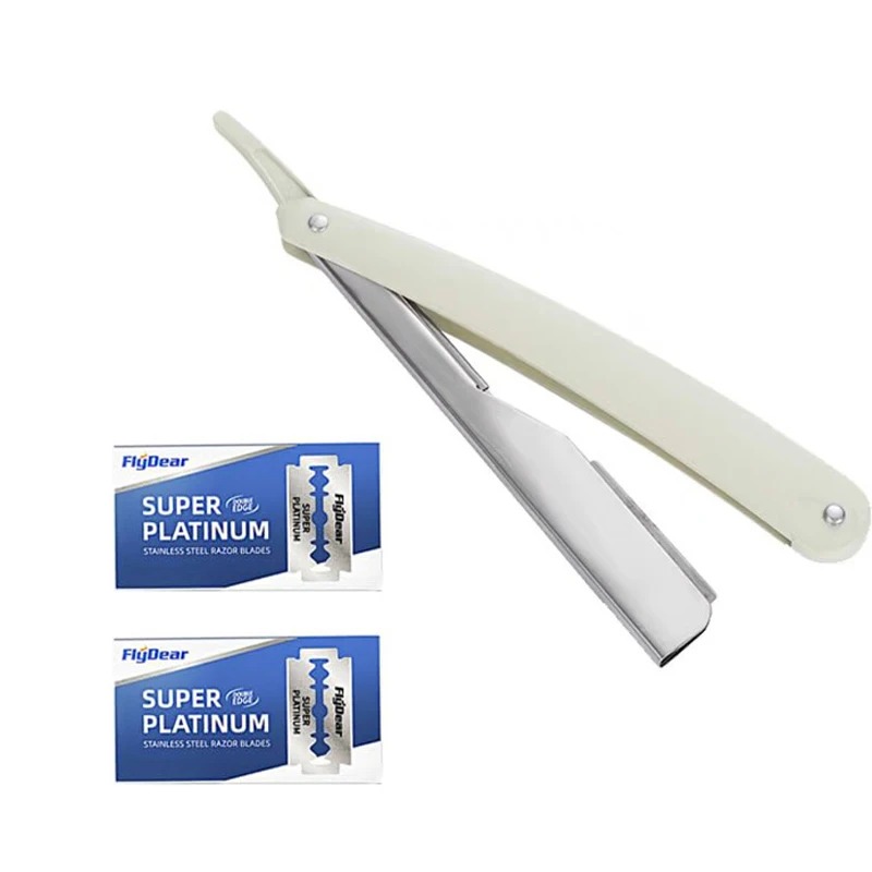 Straight Razor Safety - Professioneel Handmatig Scheerapparaat Rechte Rand Roestvrij