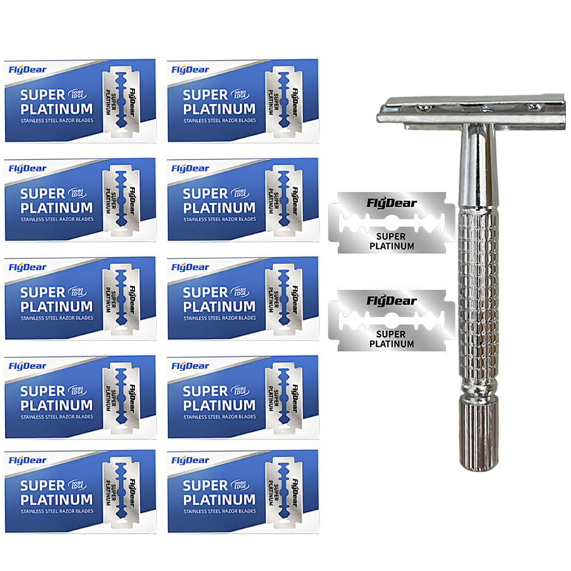 Straight Razor Safety - Klassieke scheermeshandgreep Scheermeshouder Heren Scheren Gezicht