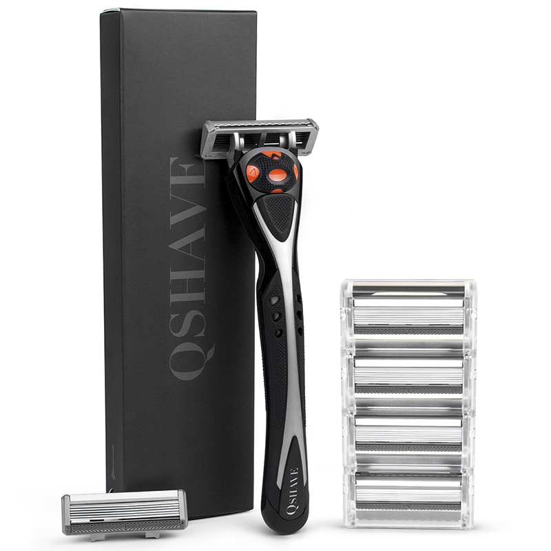 Straight Razor Safety - QSHAVE Black Spider Man Handmatig Geweldig