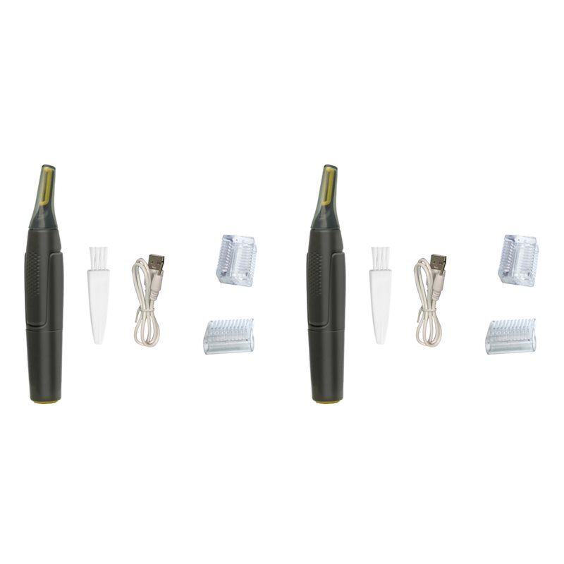 Nose Hair Trimmer - 【PASSIONE】2X elektrische neushaartrimmer voor mannen Draagbare