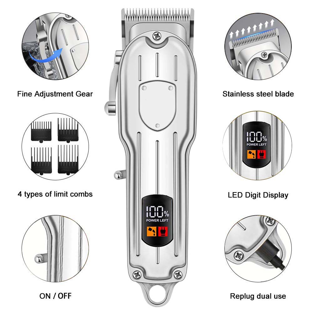 Professionele haarclippers voo - Beard Trimmer Cordless recensie en prijs