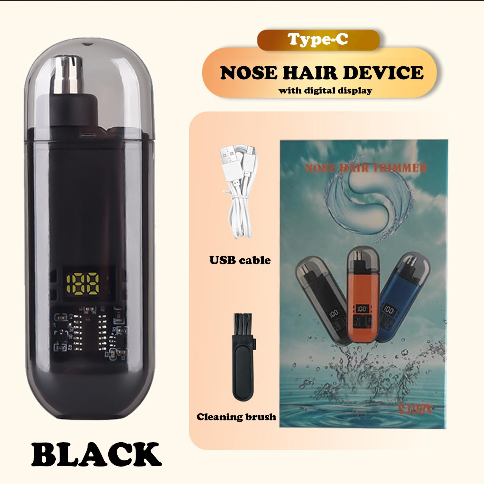 Neus- en oorhaartrimmer USB op - Nose Hair Trimmer recensie en prijs
