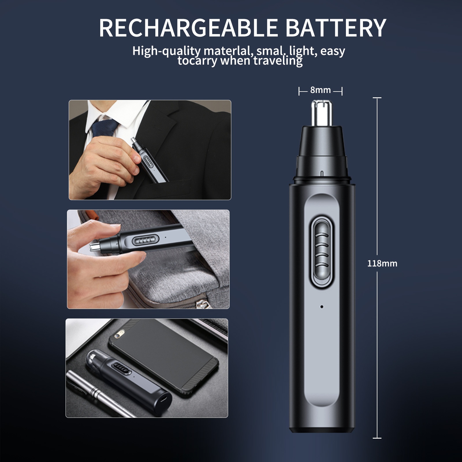 Neushaartrimmer voor mannen El - Nose Hair Trimmer recensie en prijs