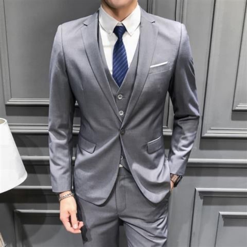 Herenpak 3-delige set Slim Fit - Men'S Grooming And Style recensie en prijs