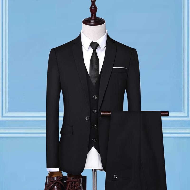 Herenpak 3-delige set Slim Fit - Men'S Grooming And Style recensie en prijs