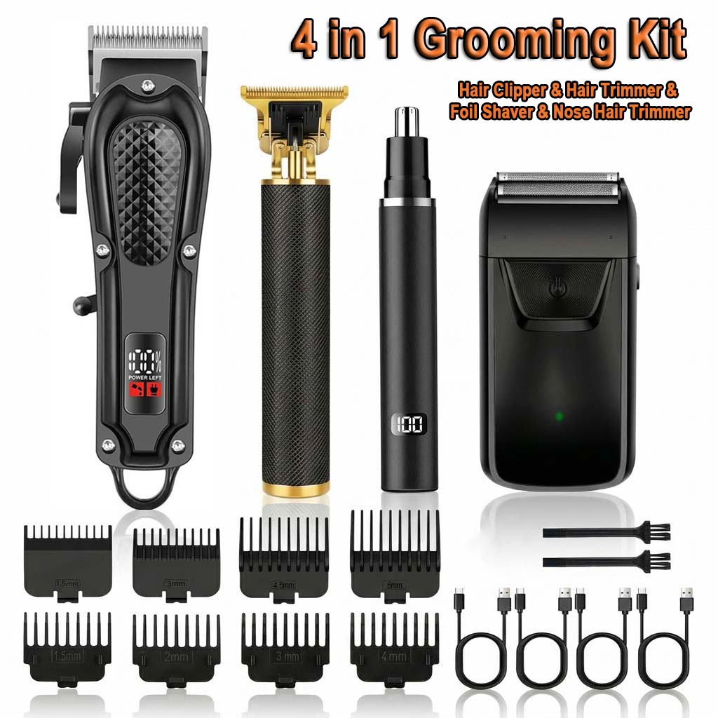 4-in-1 haarclipperset voor her - Beard Trimmer Cordless recensie en prijs