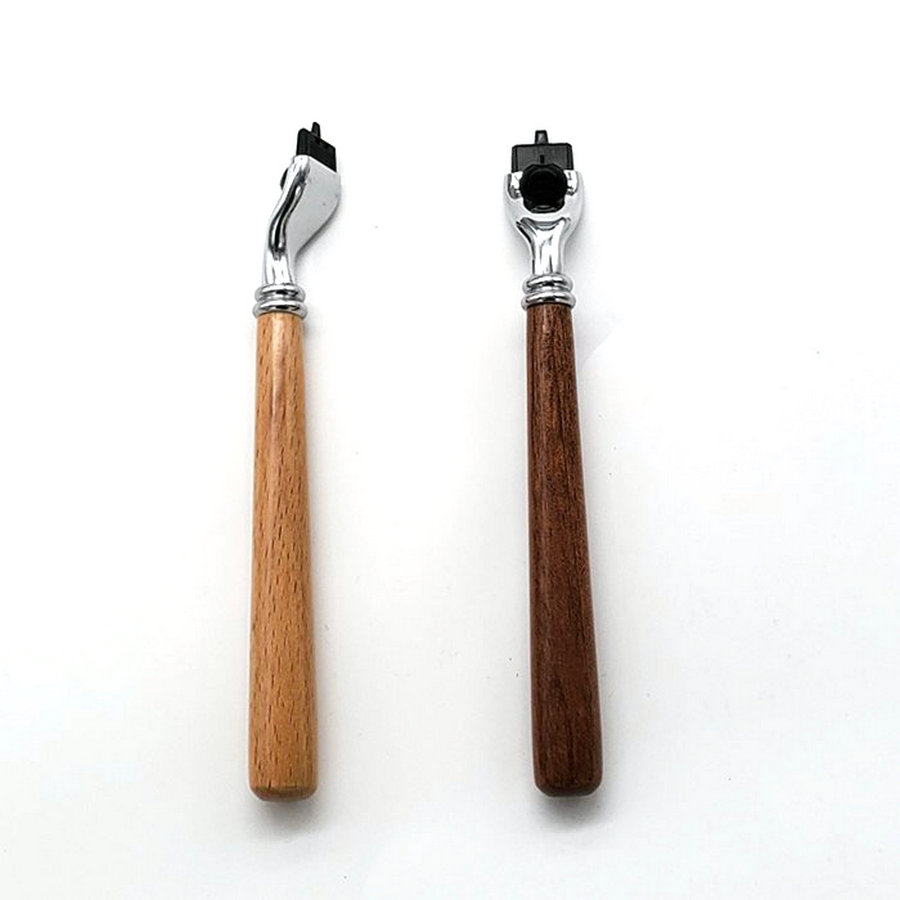 Heren houten handmatige scheer - Straight Razor Safety recensie en prijs